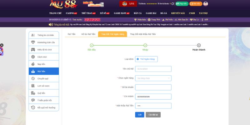 Hướng Dẫn Cách Rút Tiền Mu88 Đơn Giản Nhất Thời Điểm Hiện Tại